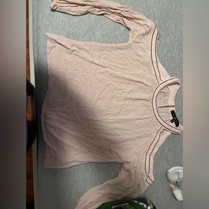 open shouldered long sleeve